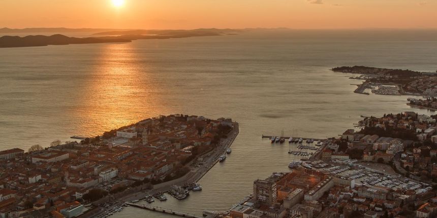 Zadar iz zraka, panorama Zadra Zadar iz zraka, panorama Zadra