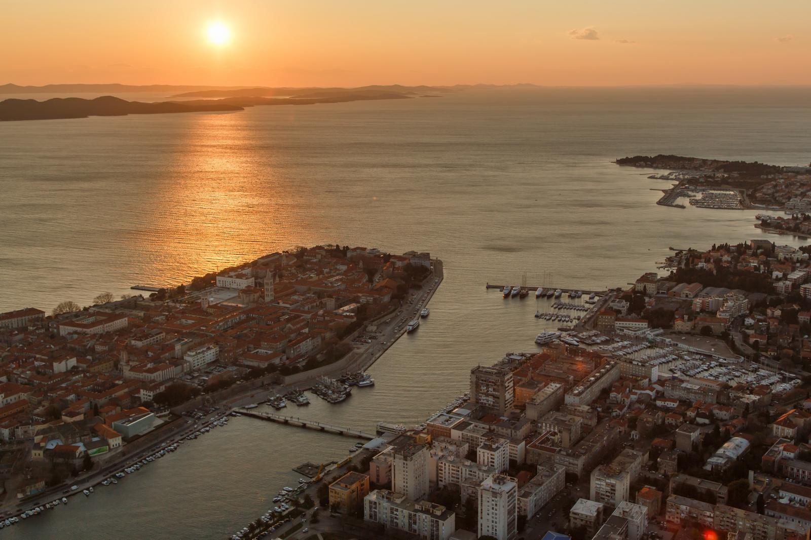 Zadar iz zraka, panorama Zadra Zadar iz zraka, panorama Zadra