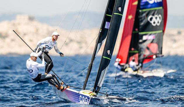 OI Pariz 2024: Braća Fantela u klasi 49er na regatnom polju u Marseilleu