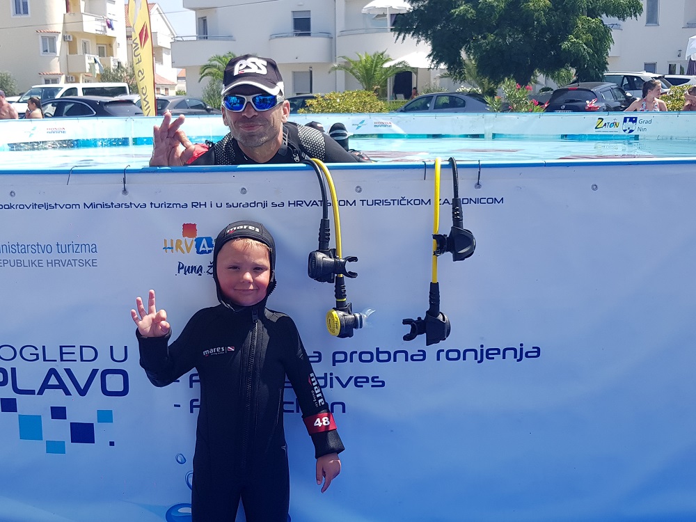 Pogled u plavo: Besplatno probno ronjenje na plaži Jaz u Zatonu