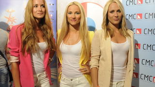 Vodice, 110611.
Obala Vladimira Natora.
Posljednja vecer CMC -a u Vodicama.
Na slici: Feminem.
Foto: Marija Mihic / CROPIX