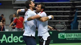 Davis Cup: Ivan Dodig/Marin Čilić – Nicolas Mahut/Pierre-Hugues Herbert 3-1. Photo. Hrvoje Jelavić/PIXSELL