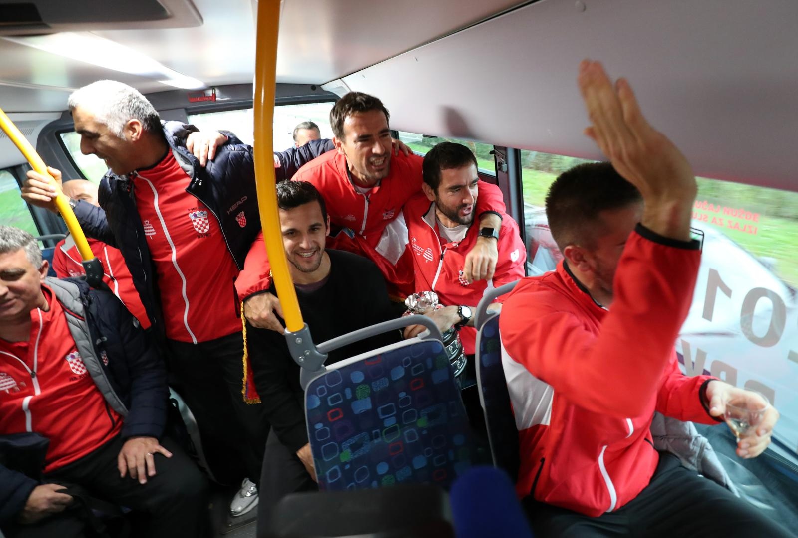 Davis Cup reprezentativci se vratili u Hrvatsku