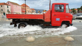 Plima u Starom Gradu na Hvaru 9. studenog 2010, Foto: Petar Botteri
