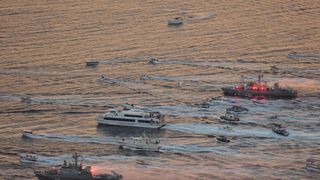Splićani ispratili Olivera na posljednju plovidbu – fotografije iz zraka