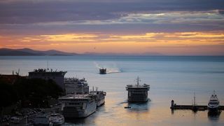 Kišni ponedjeljak, prvi dan rujna, ipak je završio lijepim smirajem nad Zadarskim kanalom, Foto: Filip Brala/PIXSELL Kišni ponedjeljak, prvi dan rujna, ipak je završio lijepim smirajem nad Zadarskim kanalom, Foto: Filip Brala/PIXSELL