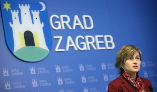 Zagreb – U , Gradskom poglavarstvu odrzana je konferencija za medije na kojoj je predstavljen projekt Zagreb za mene. Zagreb za mene je projekt urbane revitalizacije javnih prostora u gradu Zagrebu. Sandra Svaljek. Photo: Igor Kralj/PIXSELL