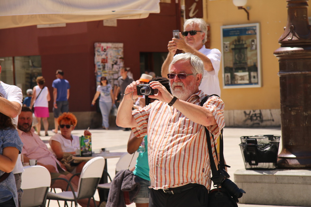 OŠ Zadarski otoci, učenici na Narodnom trgu