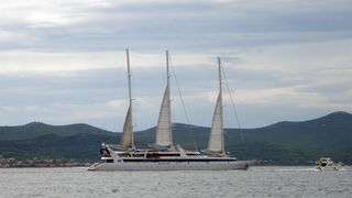 Jedrenjak Le Ponant islplovljava iz Zadra Jedrenjak Le Ponant islplovljava iz Zadra