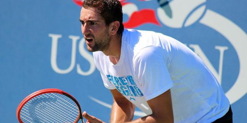 Marin Čilić trenira na US Openu, foto: twitter