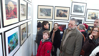 Otvorenje izložbe “Zagrljaj dubine” u Gradskoj loži, Foto: Leo Banić Otvorenje izložbe “Zagrljaj dubine” u Gradskoj loži, Foto: Leo Banić
