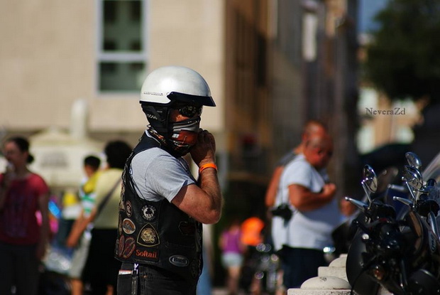 Nekoliko stotina vlasnika kultnih Harley Davidsona danas je posjetilo Zadar, Foto: Nevera ZD