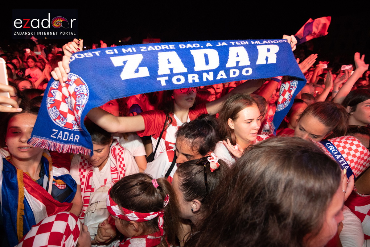 Veličanstven doček četvorice zadarskih Vatrenih