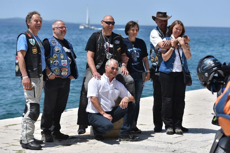 Blue Knights na zadarskoj rivi. Foto: Dino Stanin/PIXSELL Blue Knights na zadarskoj rivi. Foto: Dino Stanin/PIXSELL