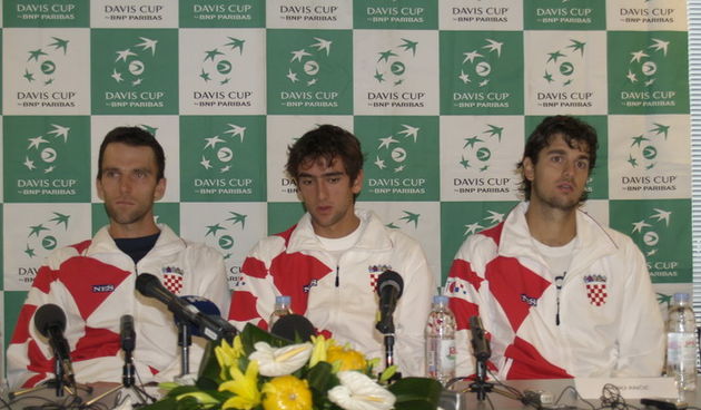 Karlovic, Cilic i Ancic (Foto:Mladen Malik)