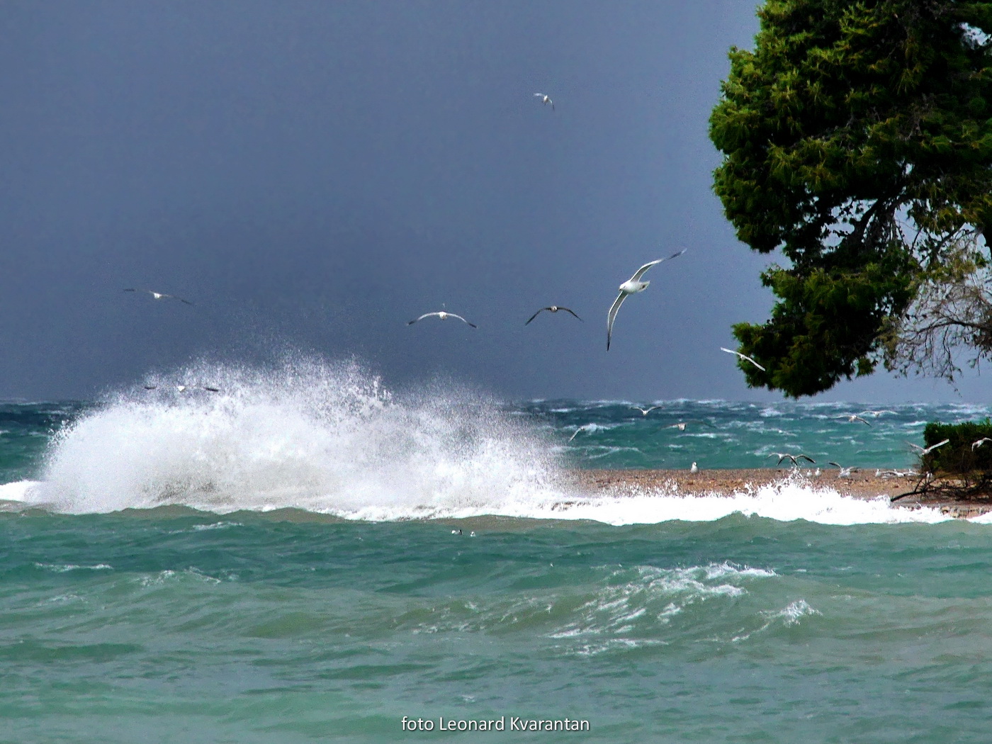 Olujno jugo u Zadru, nedjelja 6. prosinca 2020. godine