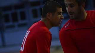 U povodu blagdana Kraljice Mira u Stanovima odigrana utakmica između liječnika i predstavnika Gradske uprave, Foto: Iva Perinčić