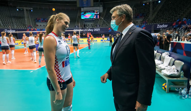 Andrej Plenković i Samanta Fabris