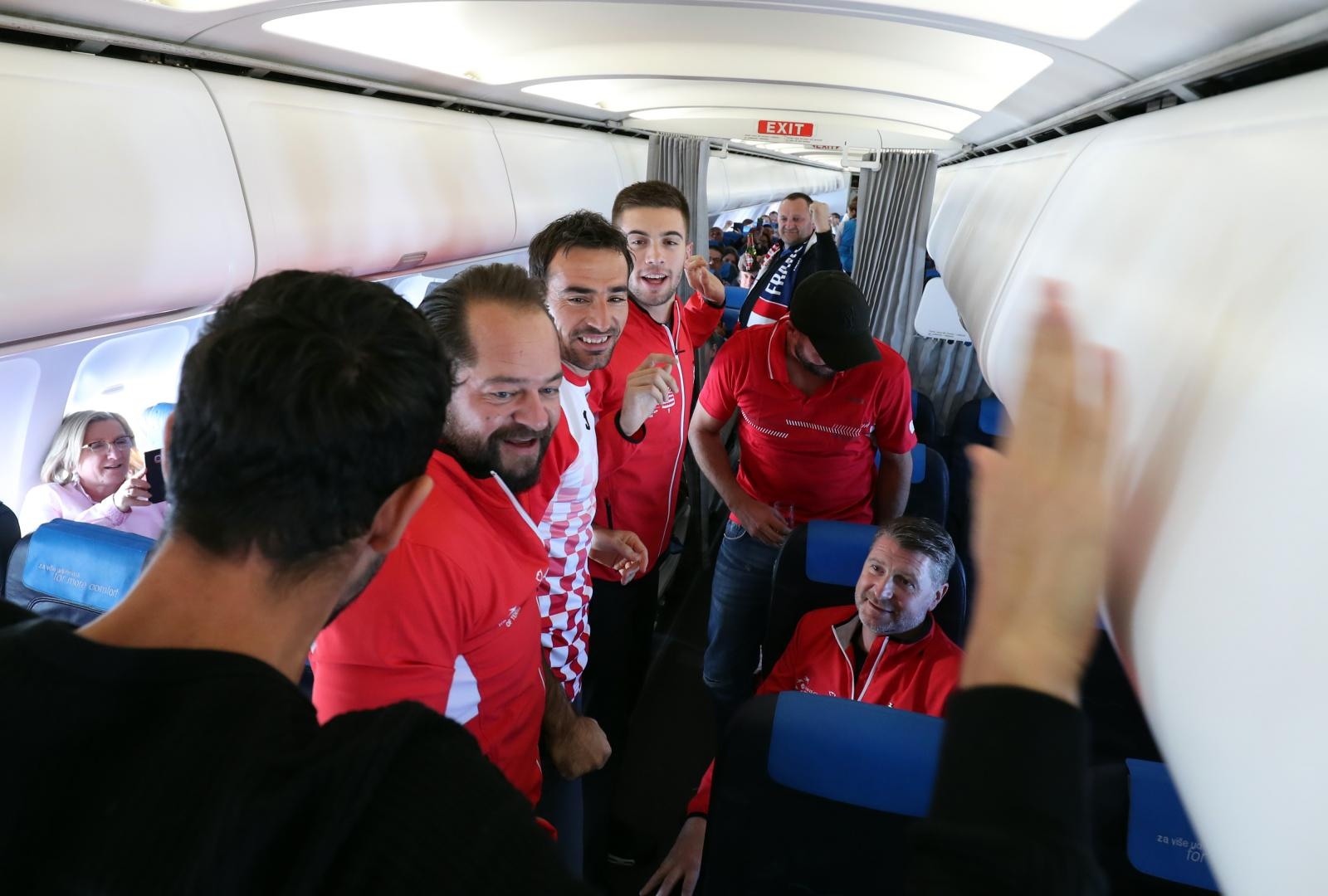 Davis Cup reprezentativci se vratili u Hrvatsku