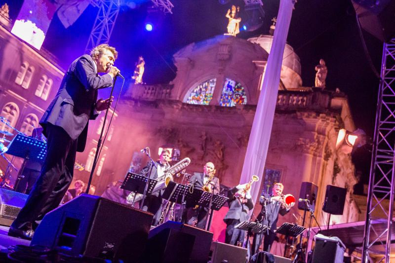 Koncert Bryana Ferryja na Stradunu povodom 100 godina hotela Excelsior.  Photo:Grgo Jelavić/PIXSELL