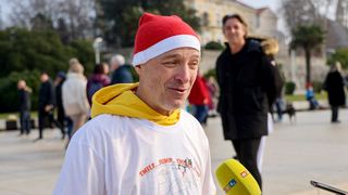 Novogodišnje kupanje na Morskim orguljama