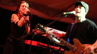 Zagreb – INmusic festival na zagrebackom jezeru Jarun unatoc losem vremenu okupio velik broj posjetitelja. Nastup benda A Toys Orchestra. Photo: Jurica Galoic/PIXSELL Zagreb – INmusic festival na zagrebackom jezeru Jarun unatoc losem vremenu okupio velik broj posjetitelja. Nastup benda A Toys Orchestra. Photo: Jurica Galoic/PIXSELL