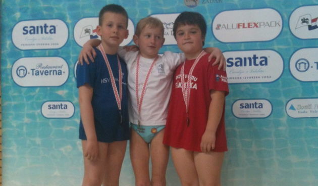 Mateo Glavić na pobjedničkom postolju