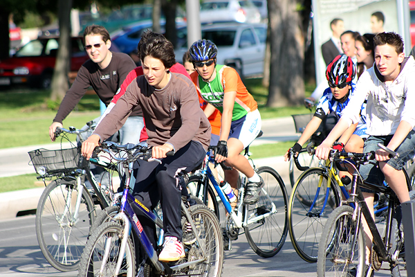Biciklijada “Jedan auto manje” (Foto:Saša Čuka)