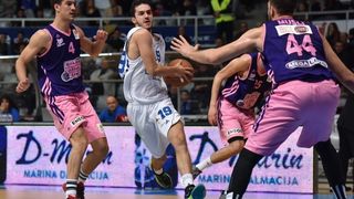 19. kolo ABA lige, KK Zadar – KK Mega Leks 74-73. Photo: Dino Stanin/PIXSELL 19. kolo ABA lige, KK Zadar – KK Mega Leks 74-73. Photo: Dino Stanin/PIXSELL