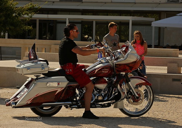 Nekoliko stotina vlasnika kultnih Harley Davidsona danas je posjetilo Zadar, Foto: Nevera ZD