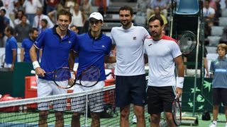 Davis Cup: Ivan Dodig/Marin Čilić – Nicolas Mahut/Pierre-Hugues Herbert 3-1. Photo. Hrvoje Jelavić/PIXSELL