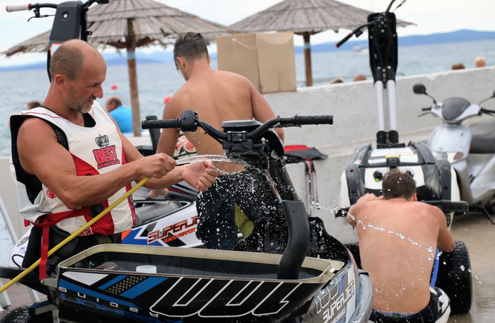 Plaža Jadro u Viru: Finalni dan posljednje utrke Alpe Adria Jet Ski Toura 2016. Foto: Kažimir Škrbić/Virski list