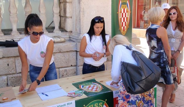 prikupljanja potpisa za Zahtjev gradova i sela Vladi RH pod nazivom “Smanjite PDV na hranu”