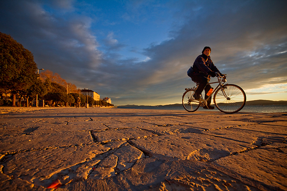 Zadarski suton 7. siječnja 2013. (foto:Saša Čuka)