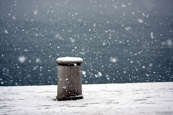 Snijeg u Zadru, 17. prosinca 2009, Foto: Saša Čuka