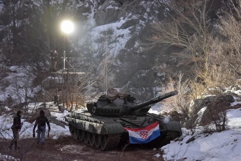 Goran Višnjić i ekipa na snimanju filma “General” Goran Višnjić i ekipa na snimanju filma “General”