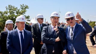 Obilazak radova na izgradnji sunčane elektrane Korlat