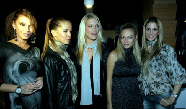 Aleksandra Grdic, Korana Gvozdic, Petra Maroja, Sonja Kovac i Jelena Oreskovic; Otvaranje bara Shine u Zadru; Branislav Grgurovic / CROPIX