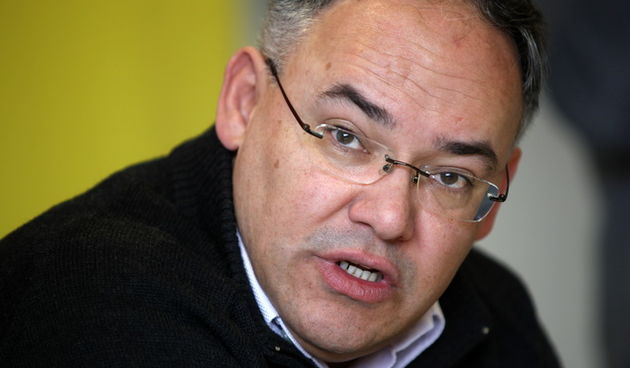 Pula, 050313.
Prostorije SDP-a.
Damir Kajin i Ivan Herak odrzali su danas konferenciju za medije na temu – Fond za razvoj turizma.
Na fotografiji: Damir Kajin.
Foto: Srecko Niketic / CROPIX