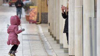 Prve snježne pahulje u Zadru