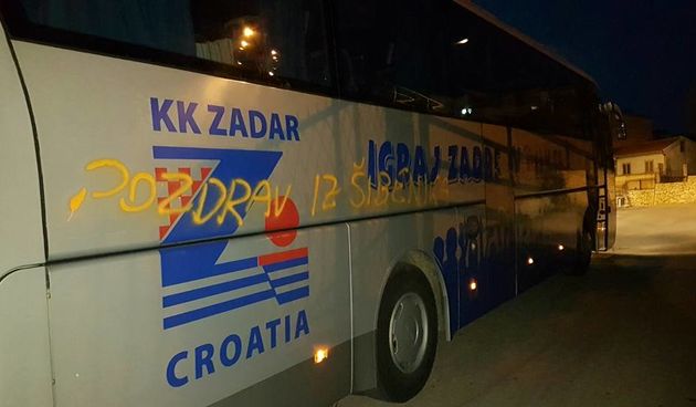Išaran autobus KK Zadar, foto: Facebook