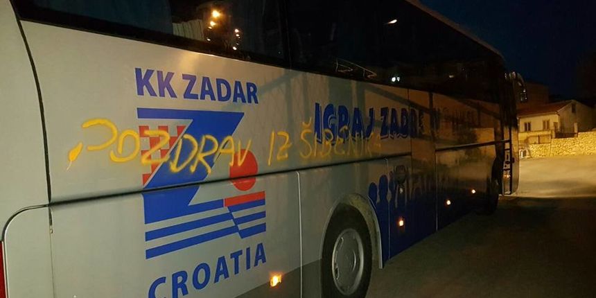 Išaran autobus KK Zadar, foto: Facebook