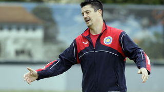 Varazdin, 080510. Na gradskom stadionu u Varazdinu igra se 29. kolo prve HNL izmedju Varteksa i Zadra. Na slici: trener Zadra Dalibor Zebic. Foto: Zeljko Hajdinjak / CROPIX