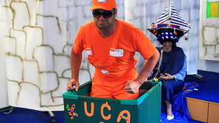 U Gradskoj knjižnici roditelji djece vrtića “Jadran” odigrali su predstavu “Kuća za smeće”, Foto. Roberto Lerga U Gradskoj knjižnici roditelji djece vrtića “Jadran” odigrali su predstavu “Kuća za smeće”, Foto. Roberto Lerga