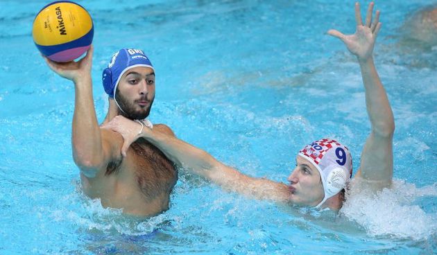10.12.2013., Zagreb, bazen Mladost – Prva utakmica skupine B europskih kvalifikacija za svjetsku vaterpolo ligu, Hrvatska – Grcka. Sandro Sukno. Photo: Igor Kralj/PIXSELL