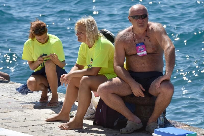 Jubilarni 10. dm Millennium Jump na zadarskoj rivi, Photo: Dino Stanin/PIXSELL Jubilarni 10. dm Millennium Jump na zadarskoj rivi, Photo: Dino Stanin/PIXSELL