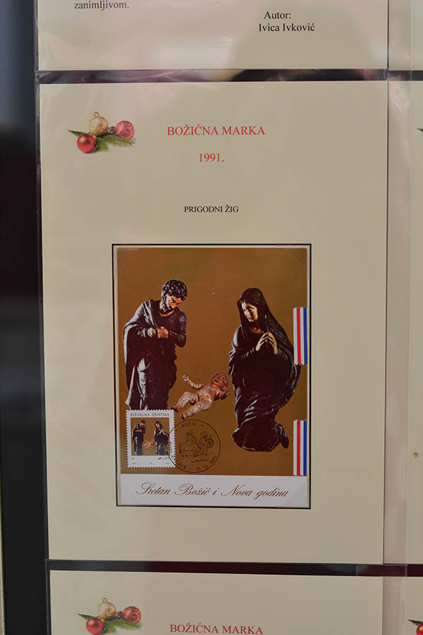Filatelistička izložba pod nazivom Hrvatski Božić ; foto Iva Perinčić