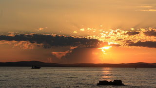 Čudesni zalazak sunca u Zadru 26. kolovoza 2012.