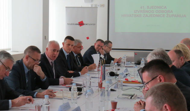 Zajednica zupanija, odbor