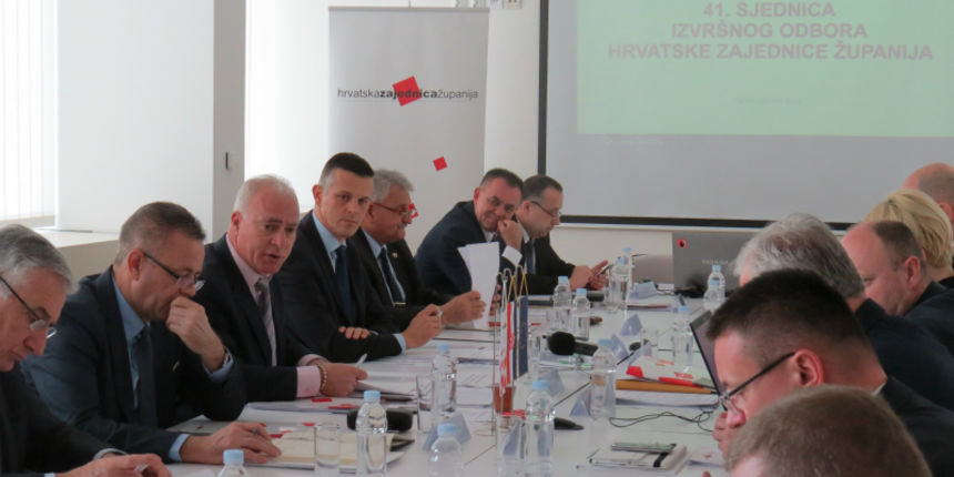 Zajednica zupanija, odbor